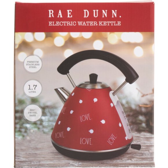 Rae Dunn Electric Red Tea Kettle New In Box - Factory Sealed - Picture 2 of 7